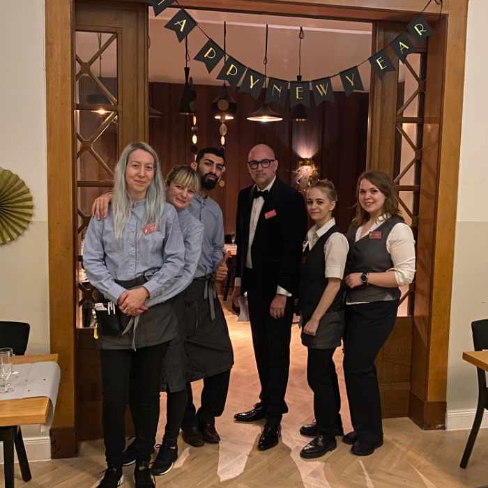 Silvester im Hotel Amsee mit den Mitarbeiter des Abends